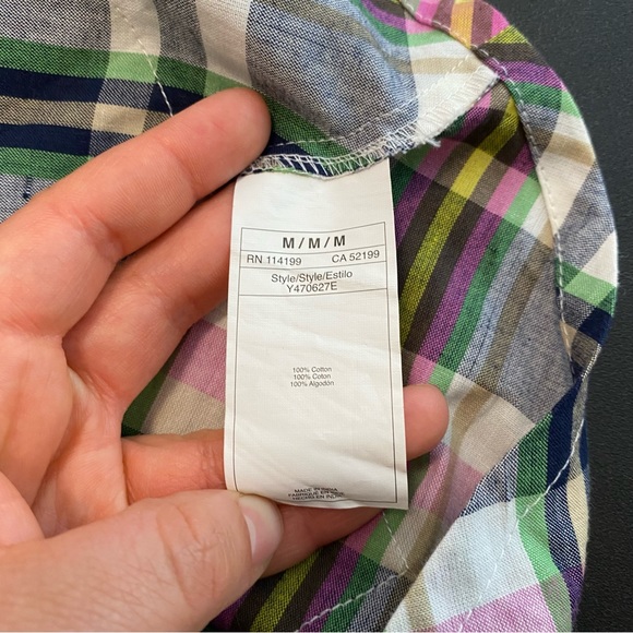 Roxy Plaid Side Pockets Sundress Size M - Picture 11 of 12